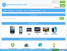 Tablet Screenshot of money4mygadgets.com